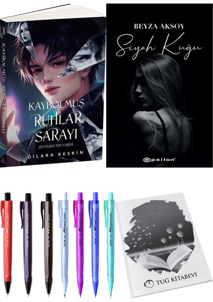 Kaybolmuş Ruhlar Sarayı 2 ve Epsilon Yayınevi Siyah Kuğu Beyza Aksoy 2li Set