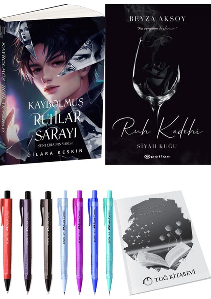 Kaybolmuş Ruhlar Sarayı 2 ve Epsilon Yayınevi Ruh Kadehi Beyza Aksoy 2li Set