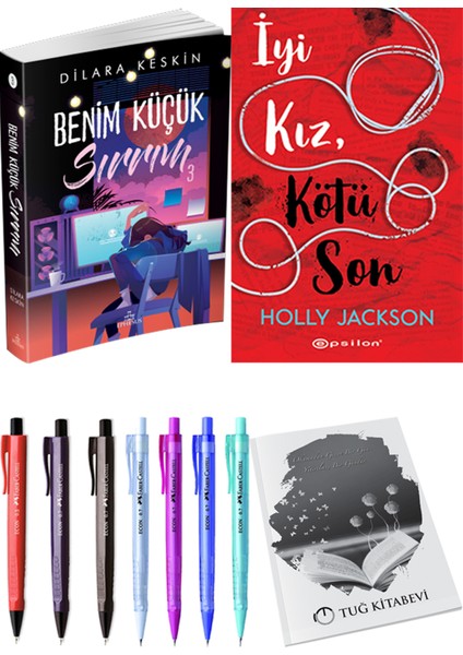 Benim Küçük Sırrım 3 ve Epsilon Yayınevi Iyi Kız, Kötü Son Holly Jackson 2li Set