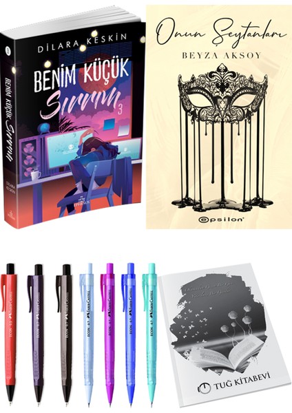 Benim Küçük Sırrım 3 ve Epsilon Yayınevi Onun Şeytanları Beyza Aksoy 2li Set