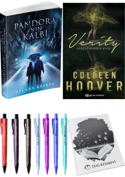 Pandora'nın Kalbi 1 Dilara Keskin ve Epsilon Yayınevi Verity Gerçeğin Diğer Kıyısı Colleen Hoover 2li Set