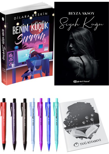 Benim Küçük Sırrım 3 ve Epsilon Yayınevi Siyah Kuğu Beyza Aksoy 2li Set