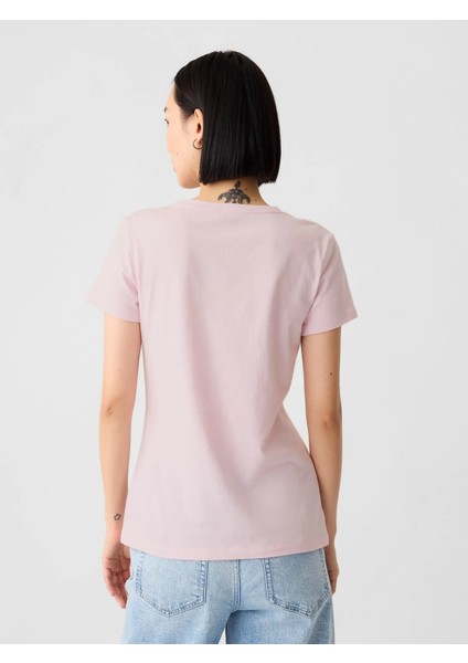 Kadın Pembe Gap Logo T-Shirt