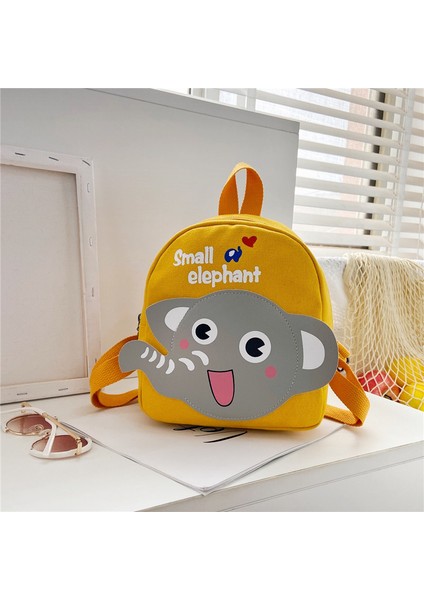 Çocuk Çantaları 1-3-5 Yaşında Erkek Kanvas Sırt Çantası Karikatür Sevimli Kız Sırt Çantası Bebek Anaokulu Okul Çantası (Yurt Dışından)