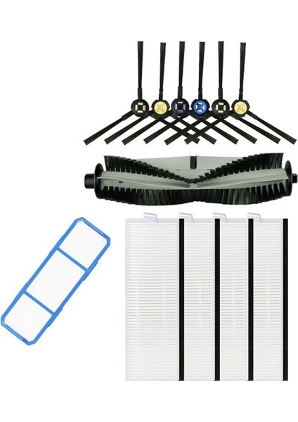 Ana Yan Fırça Hepa Filtresi Ssr1 Ssra1 Robot Vakum Parçaları Için A7/A9S/X785/X750/X800 Için Fit (Yurt Dışından)