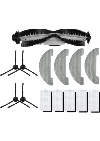 HR1010 Elektrikli Süpürge Silindiri Yan Fırça Filtre Paspas Bezleri Ped Parçaları Ev Gereçleri Temizleme (Yurt Dışından)