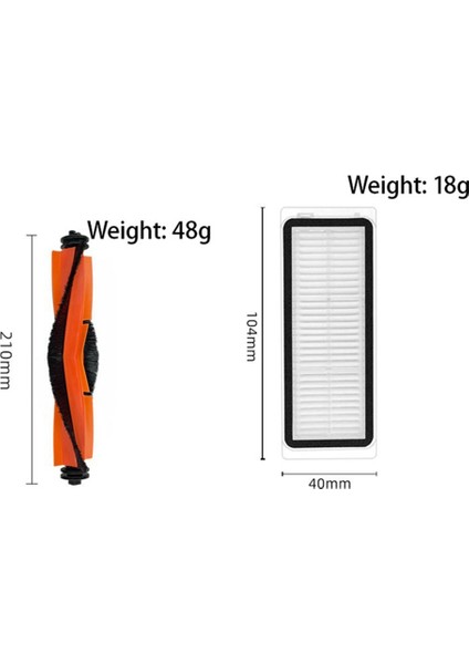 X20 Pro / Plus Ana Fırça Hepa Filtre Fırçası Paspas Bezleri Vakum Yedek Parça Aksesuar Değiştirme (Yurt Dışından) fırsatları