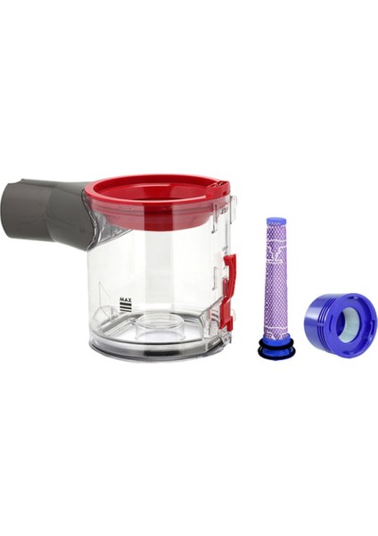 V7 El Elektrikli Süpürge Toz Kupası Ev Yedek Parçaları Toz Kovası + Arka Filtre + Ön Filtre (Yurt Dışından) modelleri