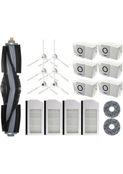 Deebot Için X1 Omnı T10 Turbo Elektrikli Süpürge Robotu Hepa Filtre Yan Fırça Temizlik Bezi Yedek Parça Aksesuarları (Yurt Dışından)