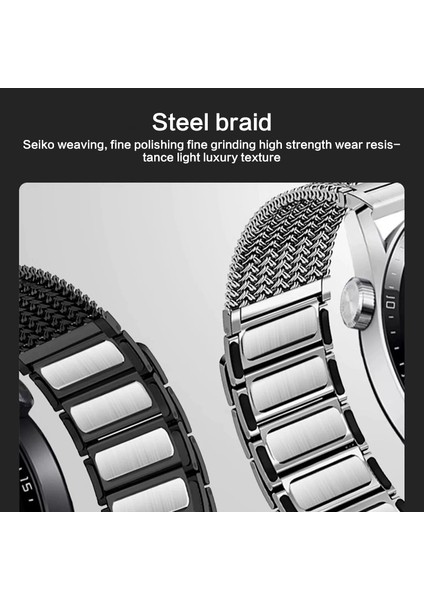 Hongshou-Huawei Watch 4/4 Pro Için Manyetik Toka Zinciri Metal Kayış (Yurt Dışından) indirimleri