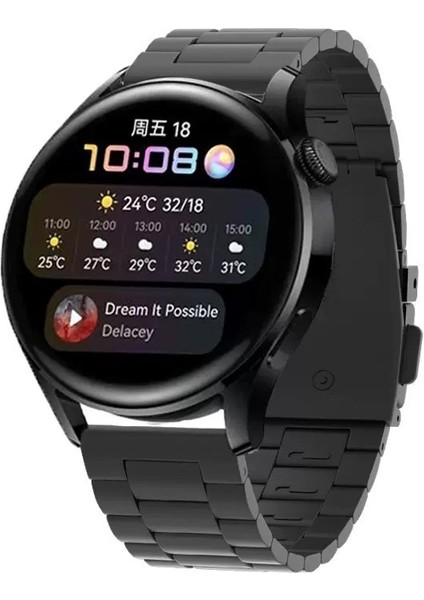 Hongshou-Huawei Watch Gt4 / Gt3 / Gt2 46MM Için Metal Watch Band (Yurt Dışından)