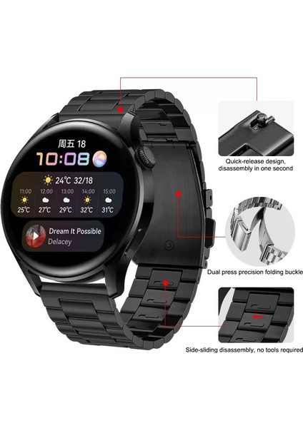 Hongshou-Huawei Watch Gt4 / Gt3 / Gt2 46MM Için Metal Watch Band (Yurt Dışından) fiyatları