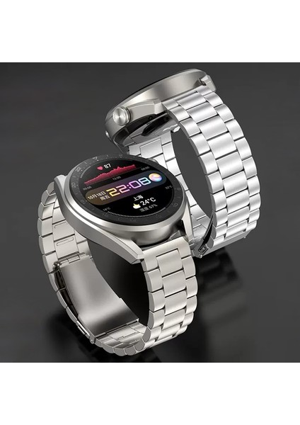 Hongshou-Huawei Watch Gt4 / Gt3 / Gt2 46MM Için Metal Watch Band (Yurt Dışından) fırsatları