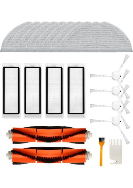 1 T Robot Vakum Paspas 2 + STYTJ02ZHM Hepa Filtre Paspas Bez Ana Yan Fırça Robot Vakum Parçaları (Yurt Dışından) modelleri