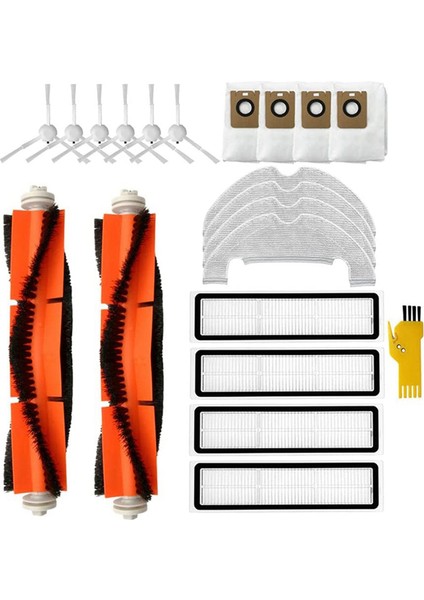 Z10 Pro L10 Plus Robotlu Süpürge Için Yedek Aksesuarlar Kiti Ana Yan Fırça Filtre Paspas Çantaları (Yurt Dışından)
