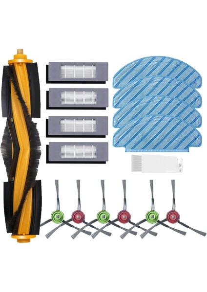 Deebot N8 Pro T8 T9 T8 2 Hibrit Hepa Filtre Ana Yan Fırça Paspas Yedek Parça (Yurt Dışından)