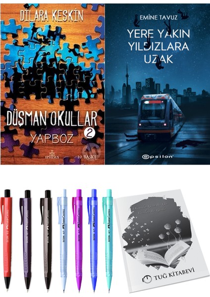 Düşman Okullar 2 - Dilara Keskin ve Yere Yakın Yıldızlara Uzak Emine Tavuz 2li Set