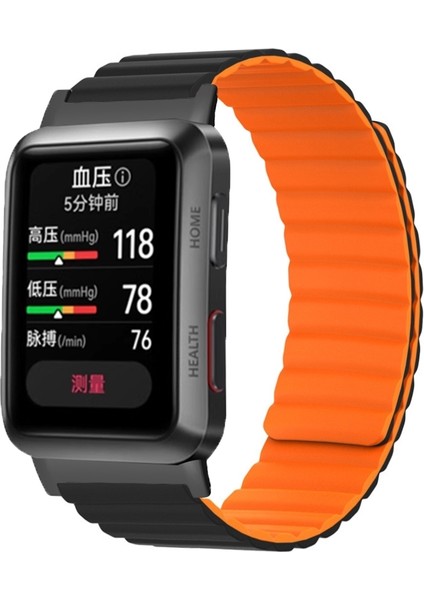 Hongshou-Huawei Watch D Için Manyetik Silikon Kayış (Yurt Dışından)