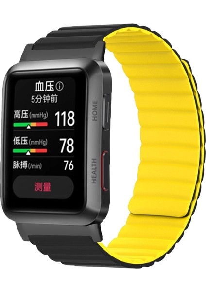 Hongshou-Huawei Watch D Için Manyetik Silikon Kayış (Yurt Dışından)