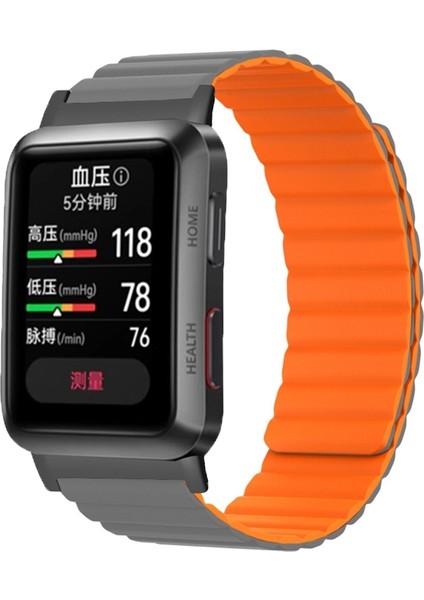 Hongshou-Huawei Watch D Için Manyetik Silikon Kayış (Yurt Dışından)