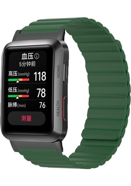 Hongshou-Huawei Watch D Için Manyetik Silikon Kayış (Yurt Dışından)