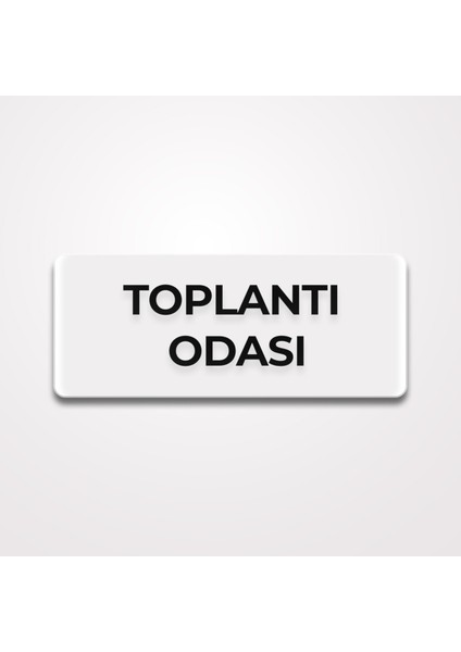 Yönlendirme (Beyaz 25CM x 10CM)