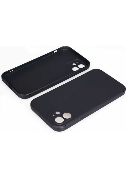 iPhone 12 Mini - Uyumlu Zore Imax Silikon-Siyah