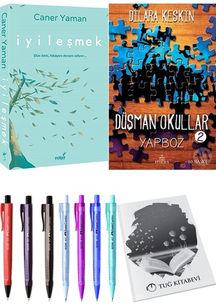 İyileşmek - Düşman Okullar 2 + Kalem + Not Defteri