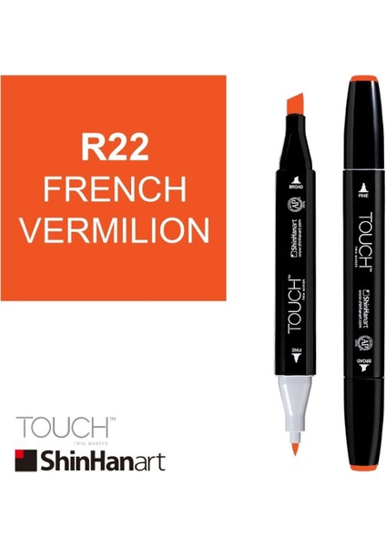 Art Touch Twin Marker R22 French Vermilion modelleri