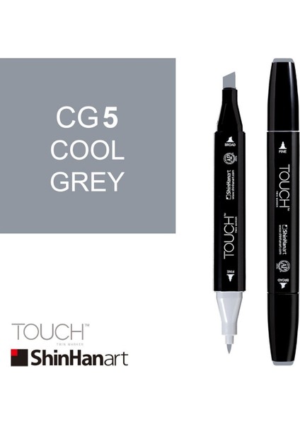 Art Touch Twin Marker Cg5 Cool Grey fiyatları