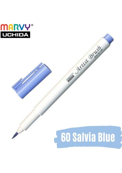 Artist Brush Pen 1100 Firça Uçlu Kalem 60 Salvia Blue