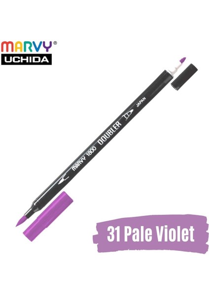 Artist Brush Pen 1800 Çift Taraflı Firça Uçlu Kalem 31 Pale Violet