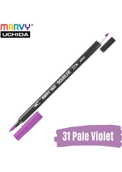 Artist Brush Pen 1800 Çift Taraflı Firça Uçlu Kalem 31 Pale Violet fiyatları