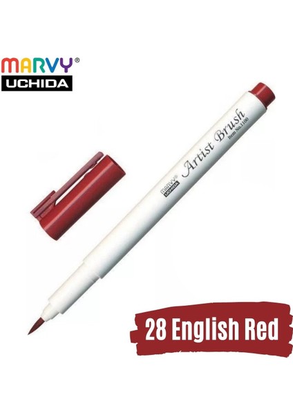 Artist Brush Pen 1100 Firça Uçlu Kalem 28 English Red fiyatları