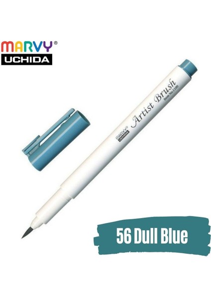Artist Brush Pen 1100 Firça Uçlu Kalem 56 Dull Blue