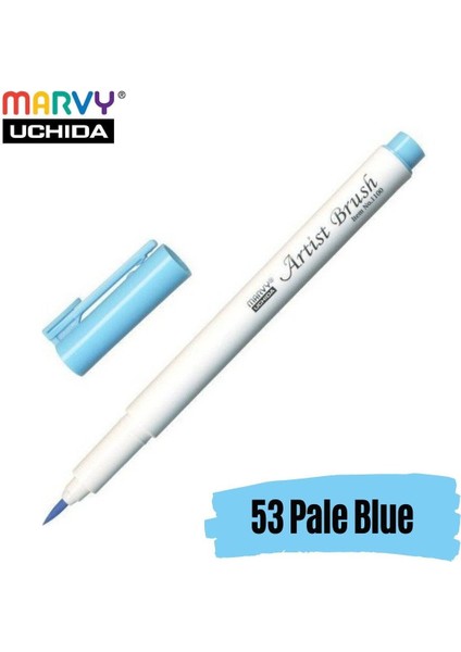Artist Brush Pen 1100 Firça Uçlu Kalem 53 Pale Blue