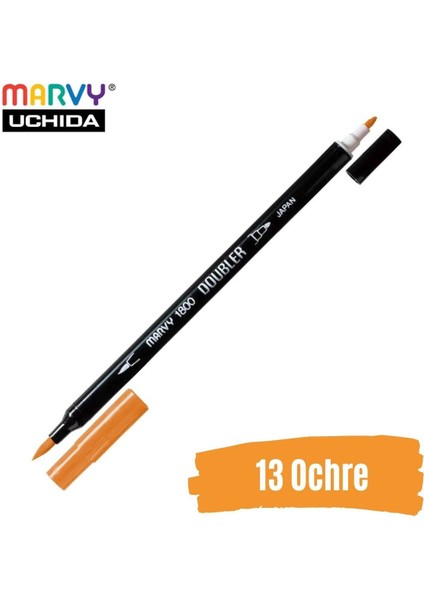 Artist Brush Pen 1800 Çift Taraflı Firça Uçlu Kalem 13 Ochre