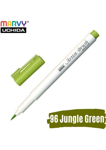 Artist Brush Pen 1100 Firça Uçlu Kalem 96 Jungle Green