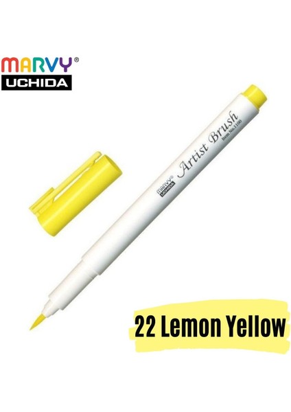 Artist Brush Pen 1100 Firça Uçlu Kalem 22 Lemon Yellow