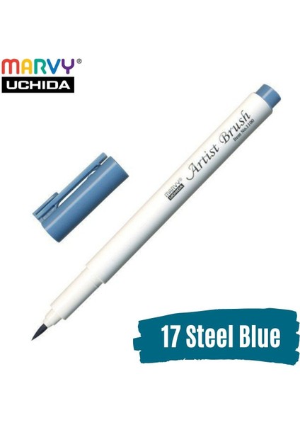 Artist Brush Pen 1100 Firça Uçlu Kalem 17 Steel Blue