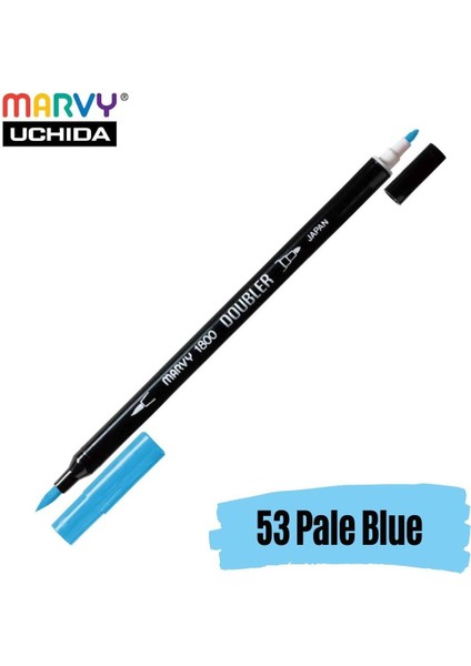 Artist Brush Pen 1800 Çift Taraflı Firça Uçlu Kalem 53 Pale Blue fiyatları