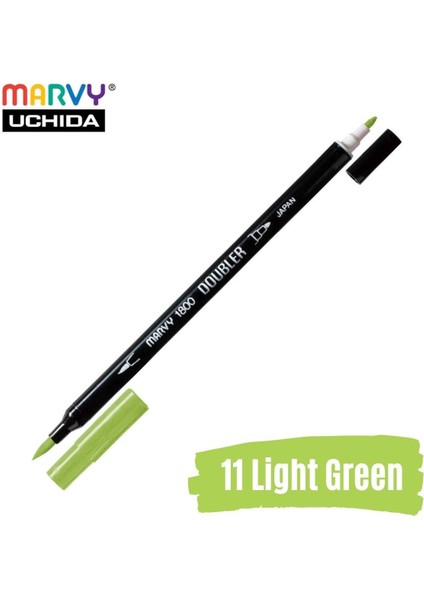 Artist Brush Pen 1800 Çift Taraflı Firça Uçlu Kalem 11 Light Green fiyatları