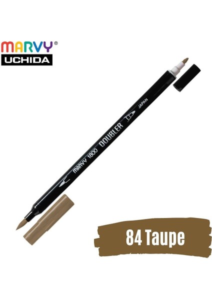 Artist Brush Pen 1800 Çift Taraflı Firça Uçlu Kalem 84 Taupe