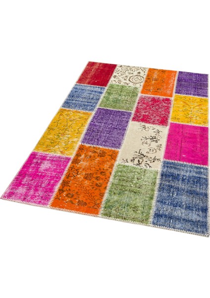 Özel Tasarım El Dokuma Patchwork Halı