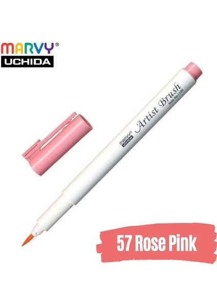 Artist Brush Pen 1100 Firça Uçlu Kalem 57 Rose Pink