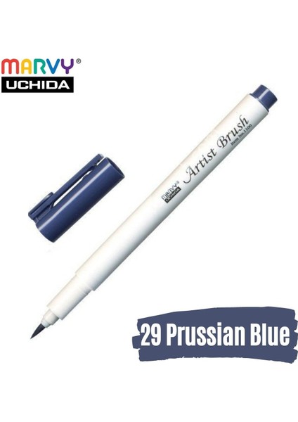 Artist Brush Pen 1100 Firça Uçlu Kalem 29 Prussian Blue