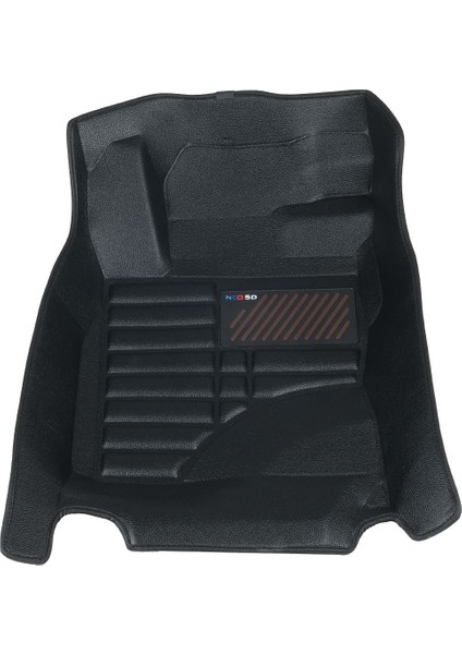 [brand] Honda Civic Fe1 2022-GÜNÜMÜZ Siyah Havuzlu Dikişsiz (Press) Deri Paspas