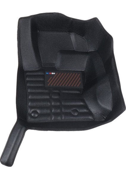 [brand] Land Rover Velar 2017-GÜNÜMÜZ Siyah Havuzlu Dikişsiz (Press) Deri Paspas