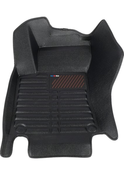 [brand] Mercedes Gla 2020-GÜNÜMÜZ Siyah Havuzlu Dikişsiz (Press) Deri Paspas