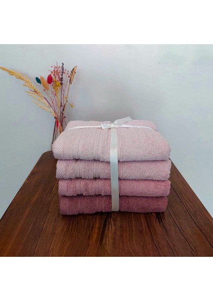 Pamuklu 4'lü El ve Yüz Havlusu Seti fiyatları